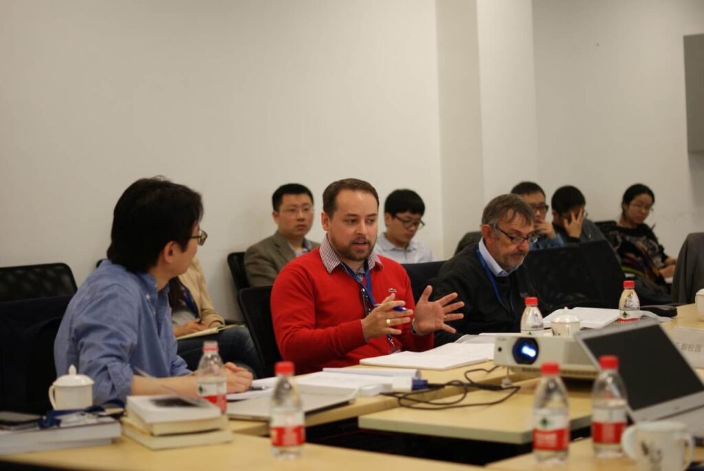 Speaking at the Winter Institute at Peking University, 2017